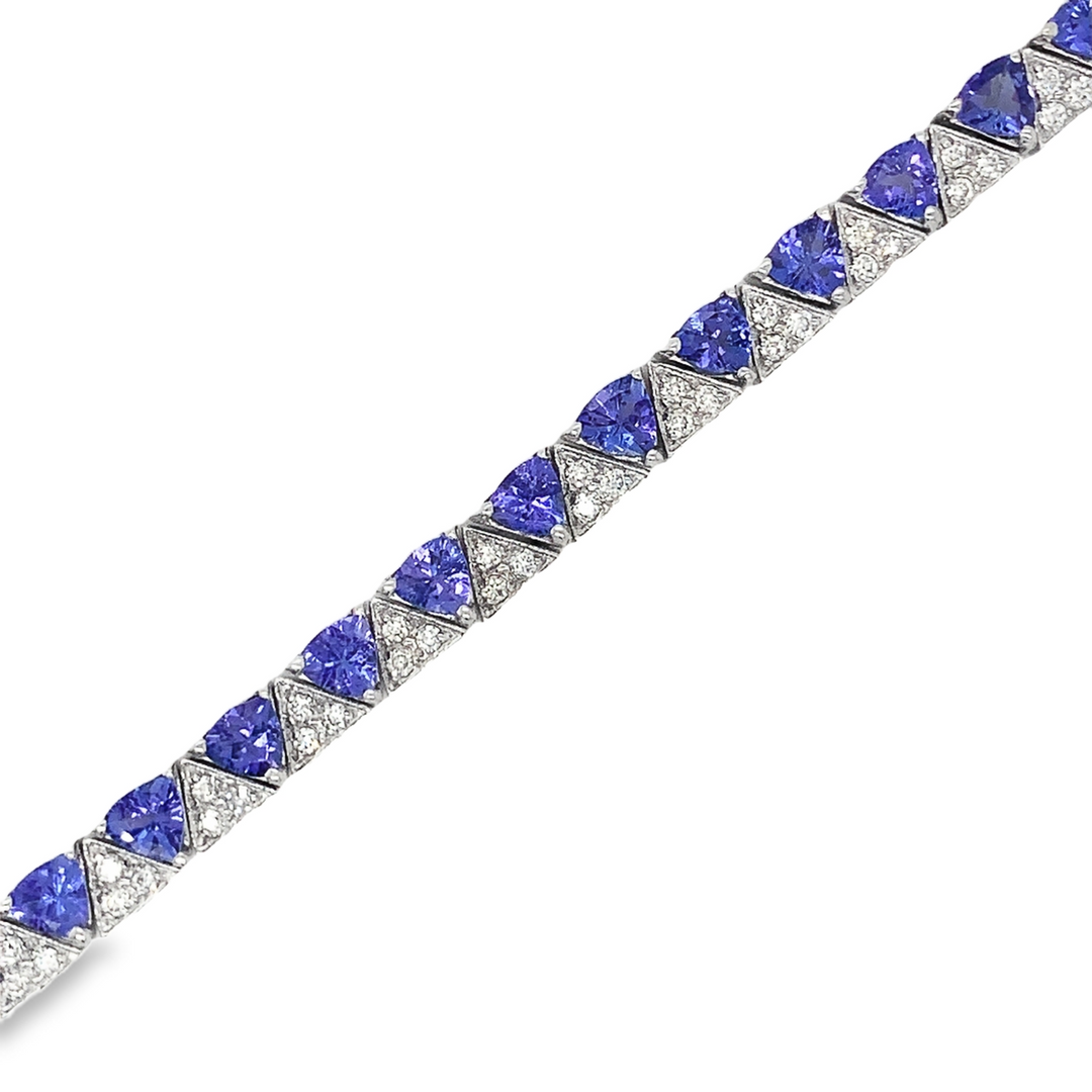 Tanzanite and Diamond Bracelet