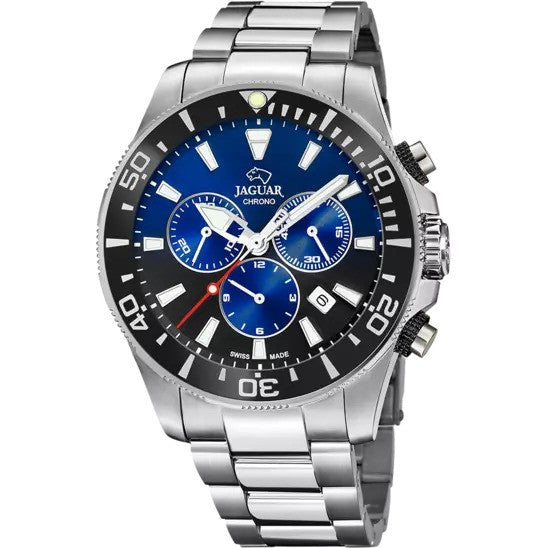 Blue and Black Face Jaguar Watch