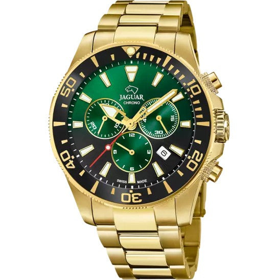Green and Black Jaguar Watch