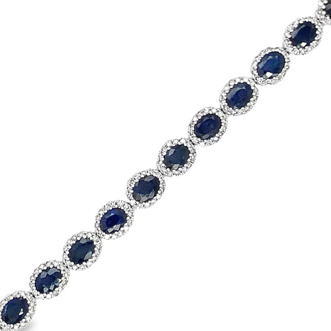 Beautiful Sapphire & Diamond Bracelet