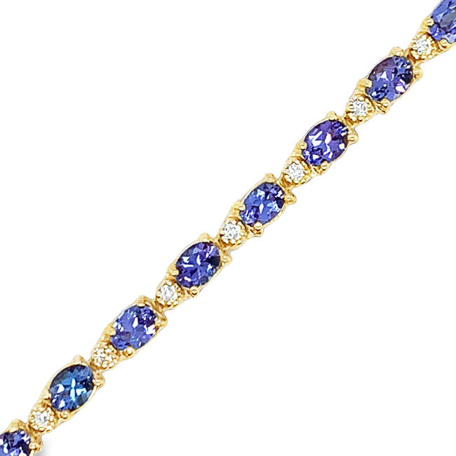 Tanzanite & Diamond Bracelet
