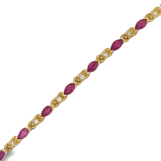 Ruby & Diamond Bracelet