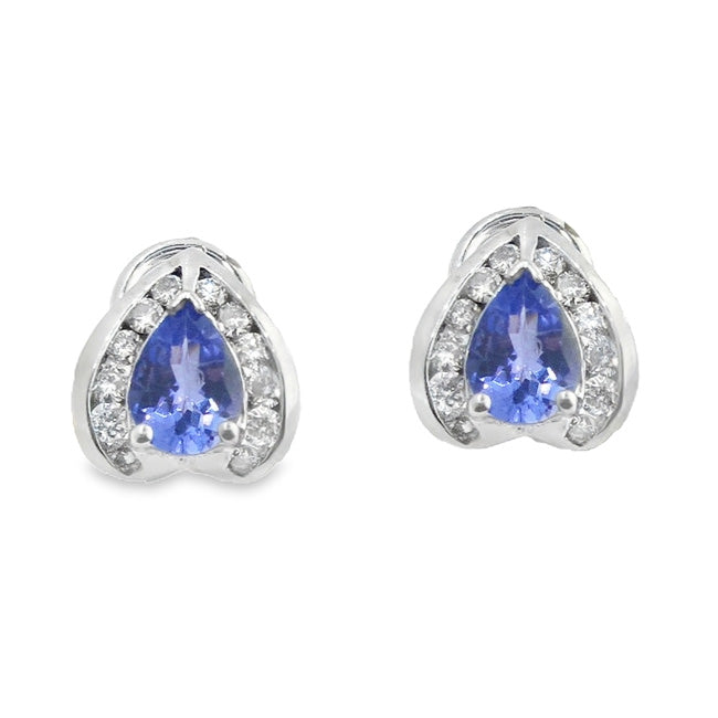 Tanzanite and Diamond Earrings