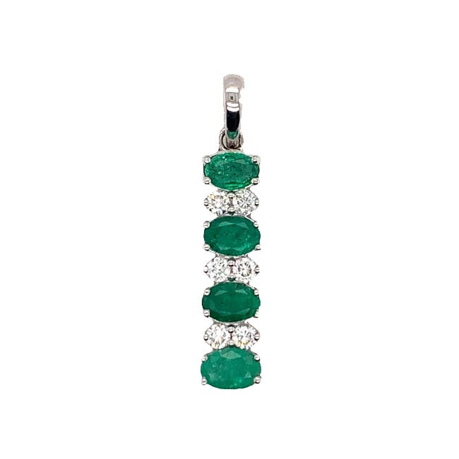 Emerald & Diamond Pendant