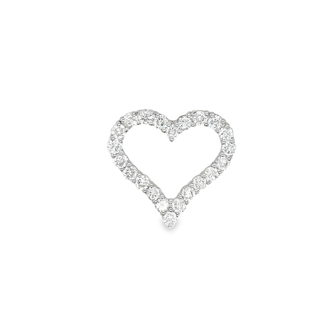 Sparkling Heart Diamond Pendant