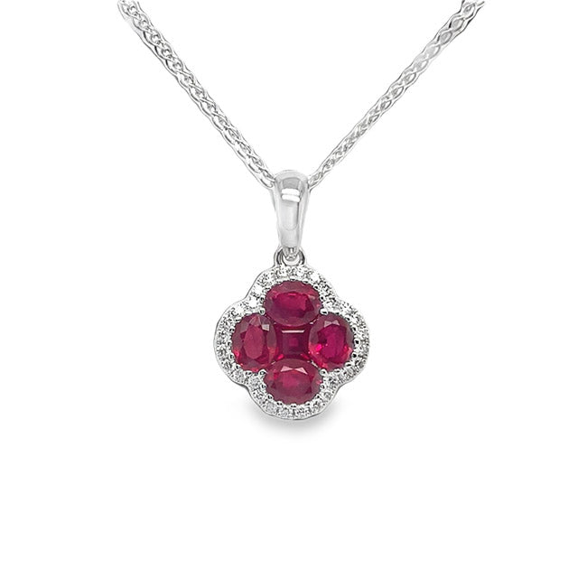Ruby & Diamond Necklace