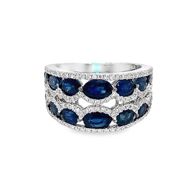 Beautiful Sapphire & Diamond Ring