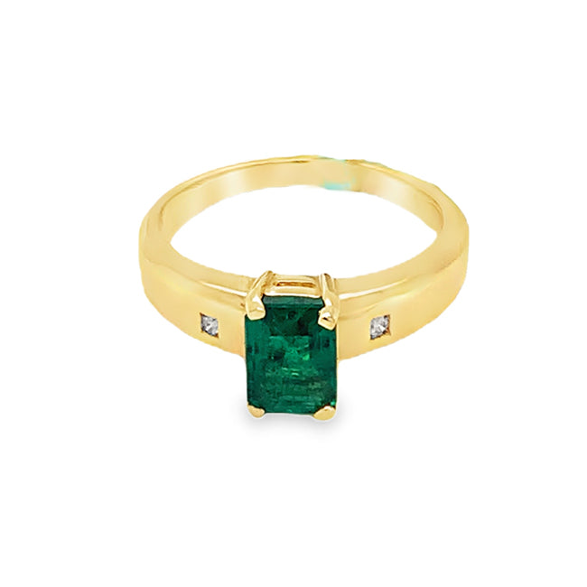 Emerald & Diamond Ring