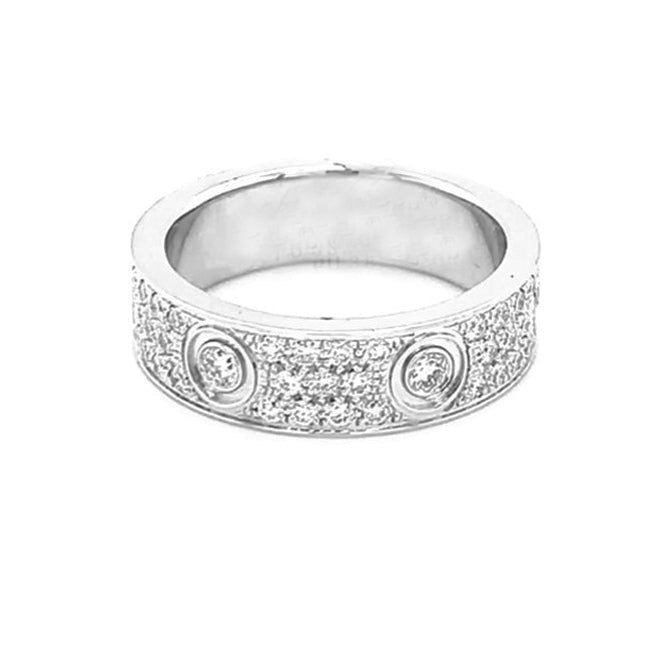 Unique Round Cut Diamond Band