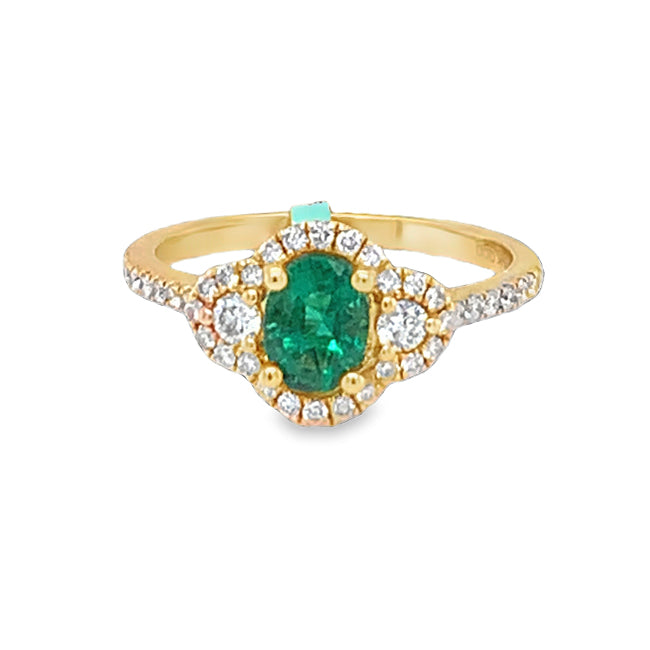 Emerald & Diamond Ring