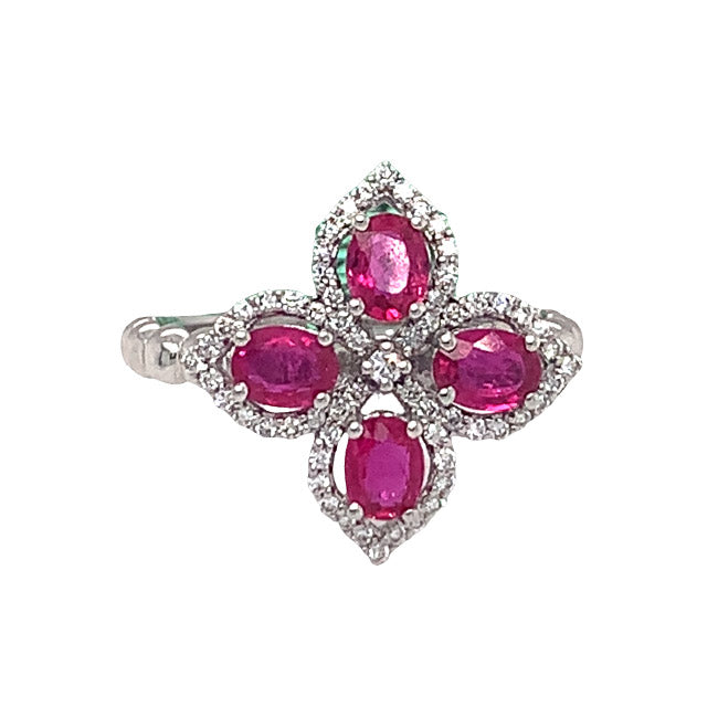 Beautiful Ruby & Diamond Ring
