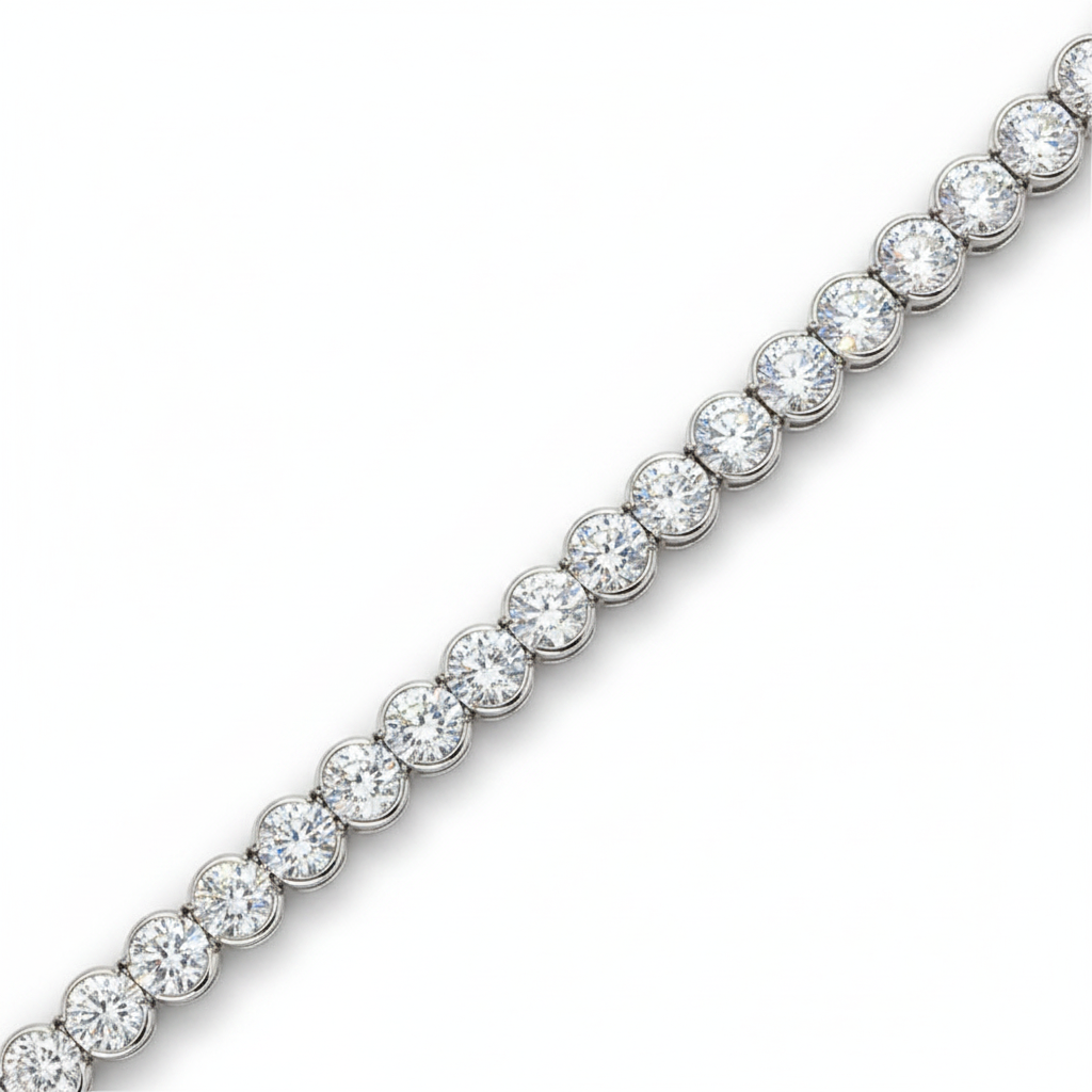 Stunning Oval Lab Diamond Bracelet