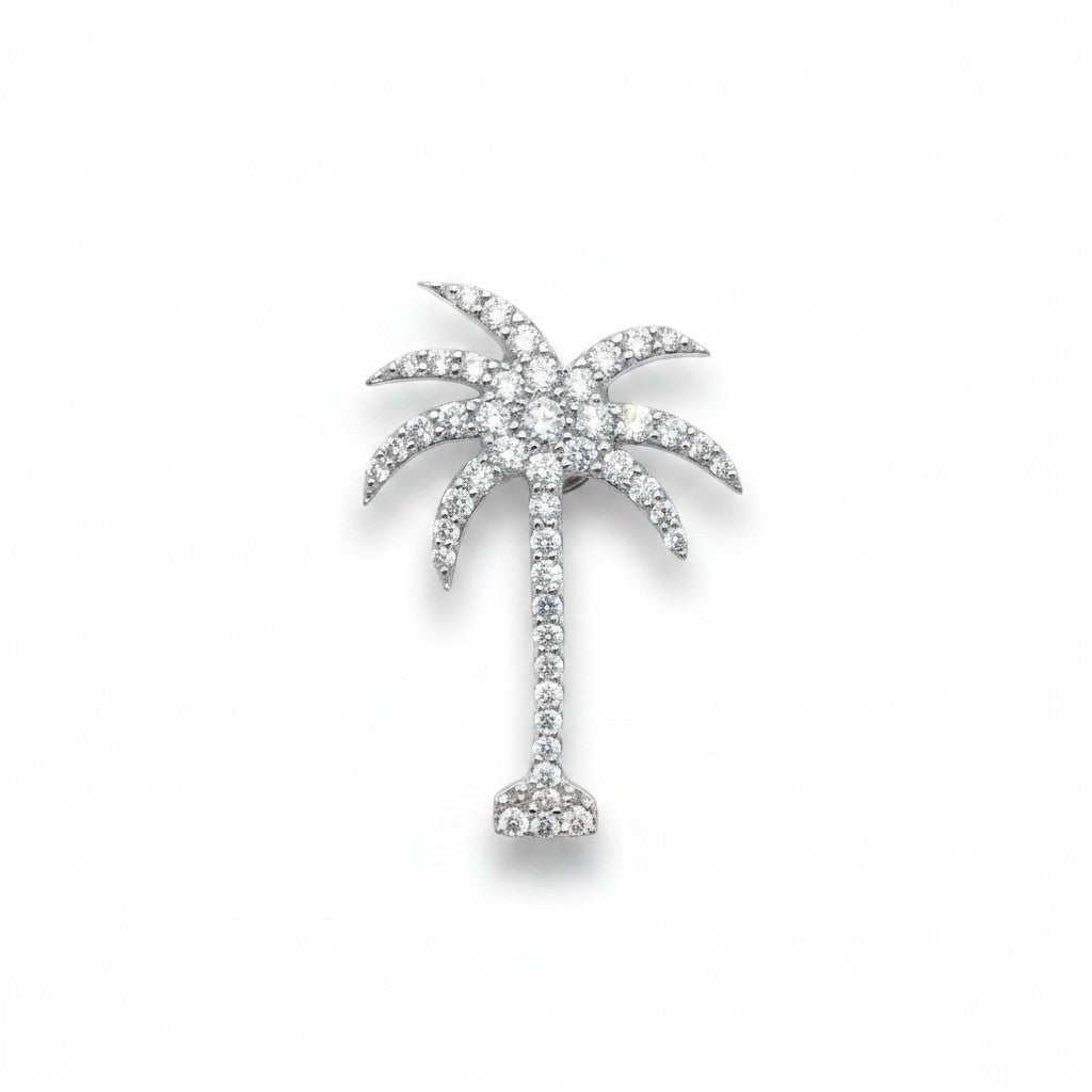 Palm Tree Diamond Pendant