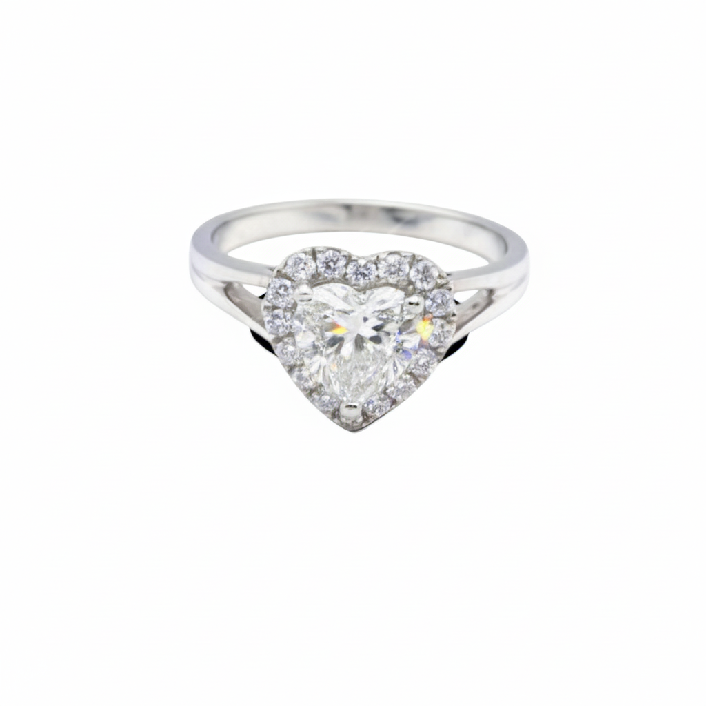 Heart Lab Diamond Ring