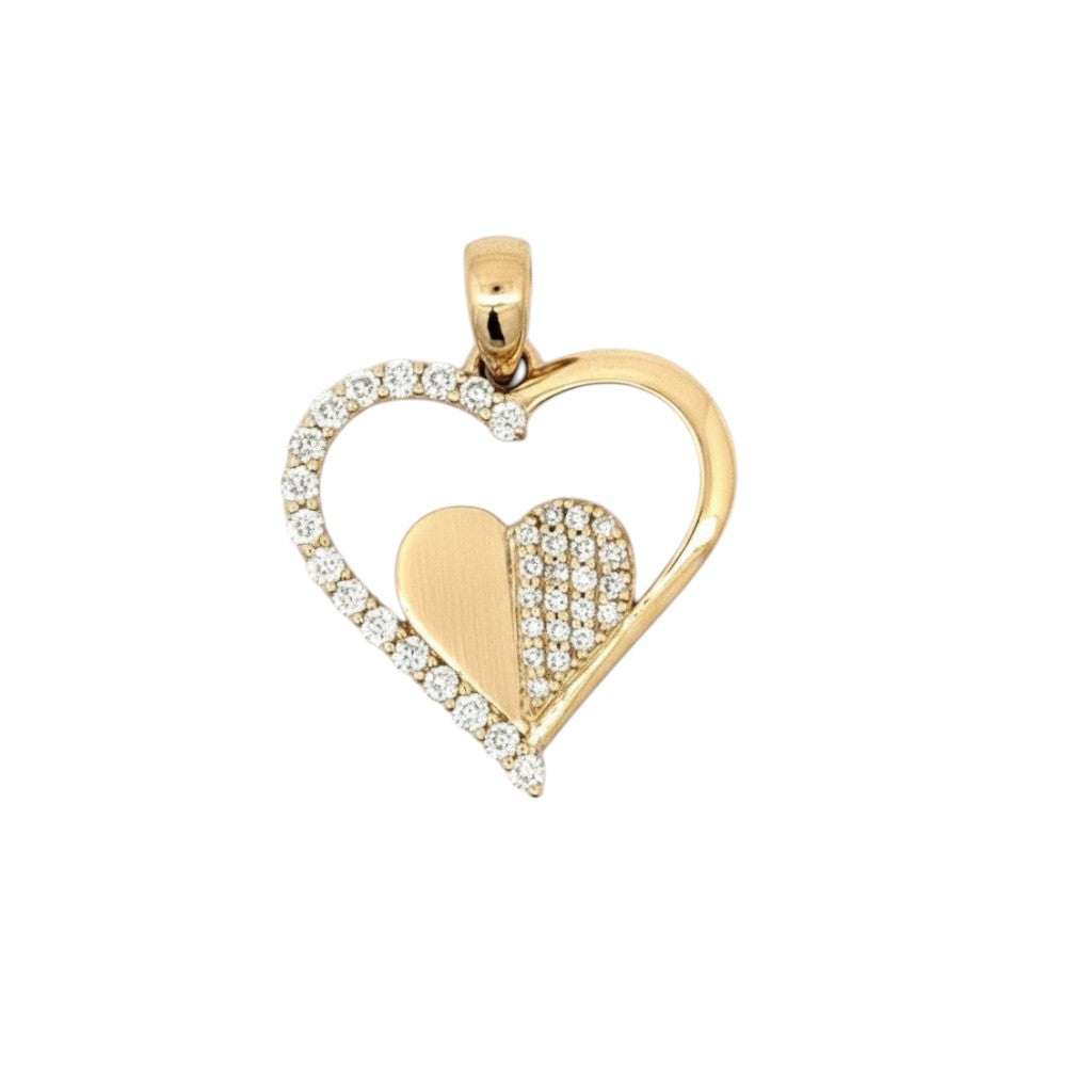 Heart shape Diamond Pendant