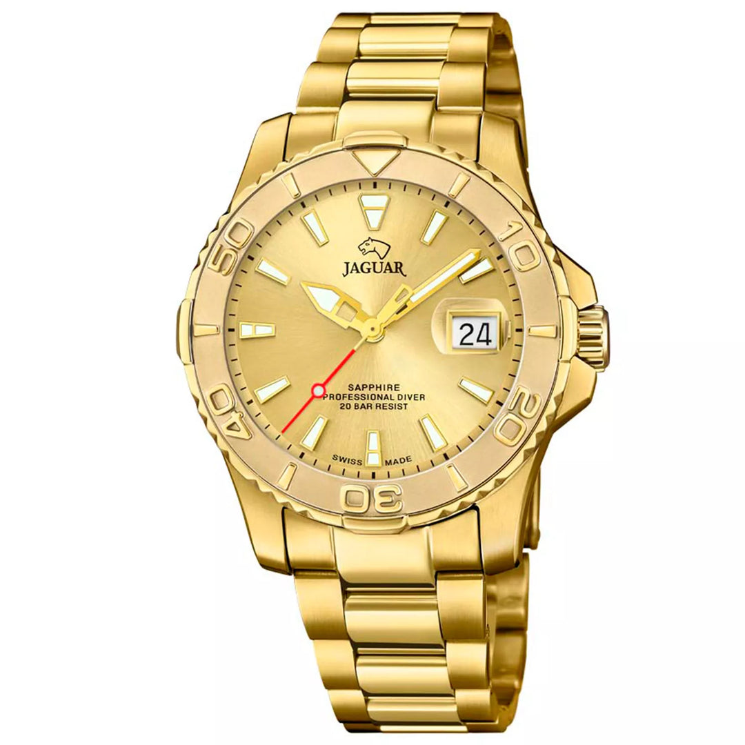 Gold Face Jaguar Watch