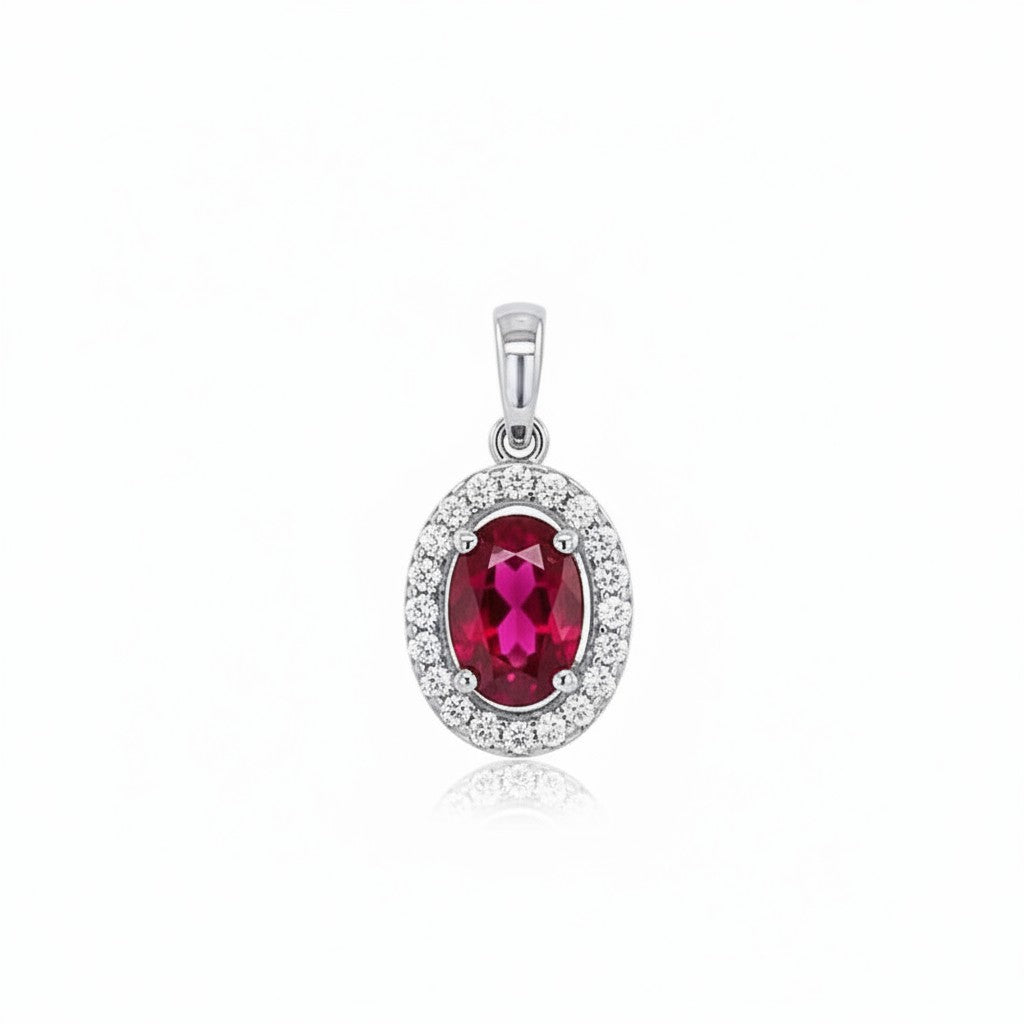 Exquisite Ruby & Diamond pendant