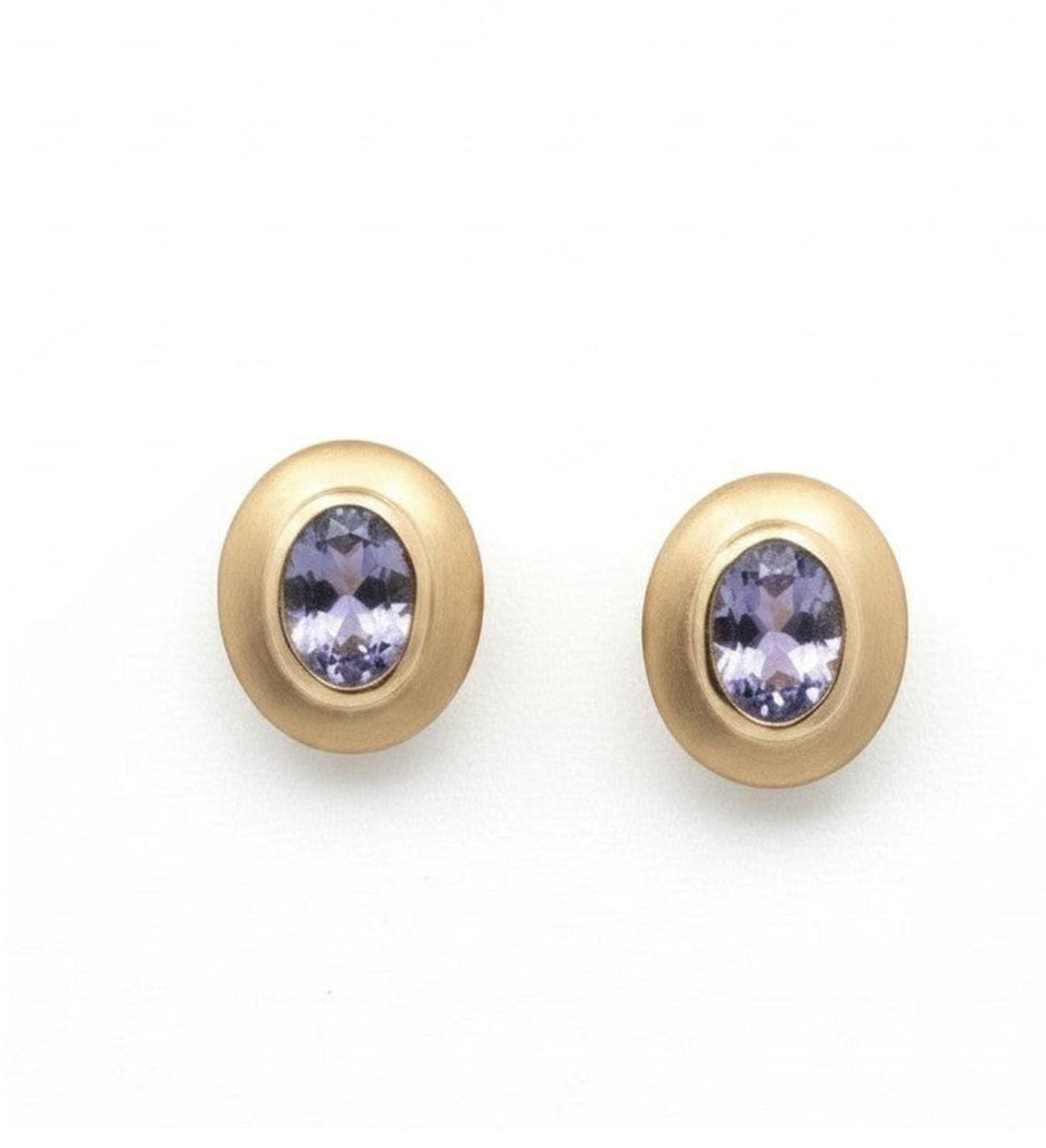 Beautiful Tanzanite Stud Earrings